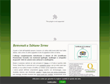 Tablet Screenshot of hotelplazatabiano.it